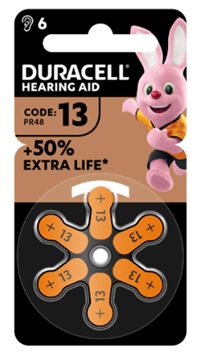 Duracell Easy Tab 13 Arancio Batteria Per Apparecchio Acustico 6 Pezzi - Immagine 7