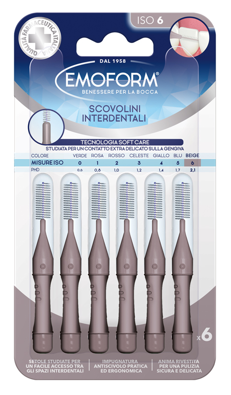 Emoform 6 Scovolini Interdentali ISO 6 - Beige - Immagine 4