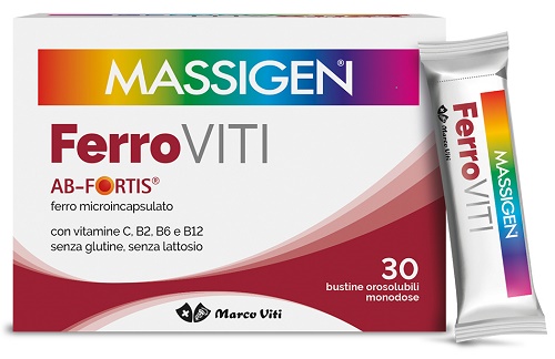 Massigen Massigen® Ferroviti Bustne Orosolubili 45 G Bustina Bambino - Immagine 3