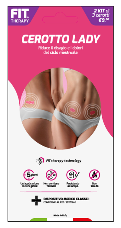 D.fenstec Srl Fit Therapy Kit Cerotto Lady 2 Pezzi - Immagine 4