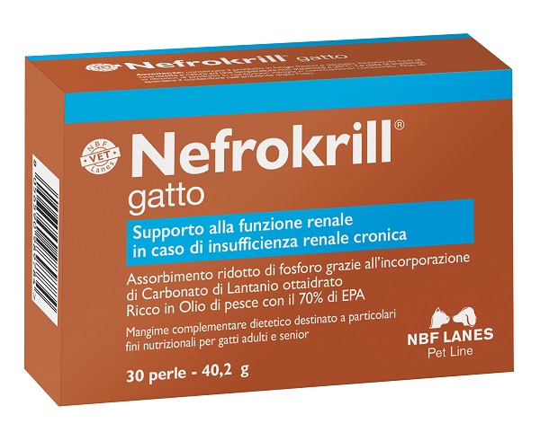 Nbf Lanes Nbf Nefrokrill Integratore Veterinario Per Insufficienza Renale Dei Gatti 30 Perle - Immagine 5