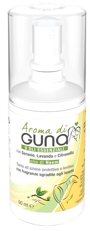 Guna Aroma Di Spray Lenitivo Con Oli Essenziali Per Protezione Insetti 50Ml - Immagine 3