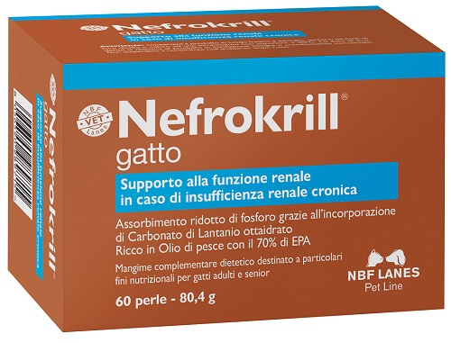 N.b.f. Lanes Srl Nefrokrill Gatto 60 Perle - Immagine 4