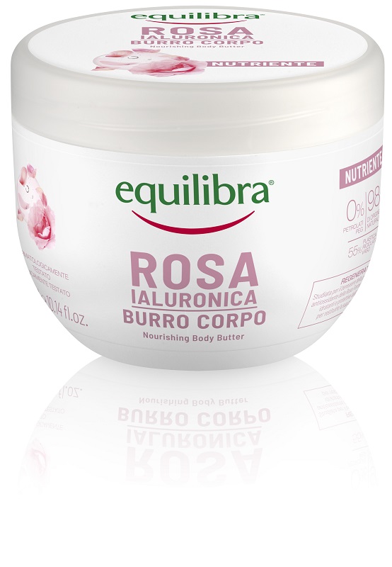 Equilibra Rosa Ialuronica Burro Corpo Nutriente 300 ml - - - Immagine 4