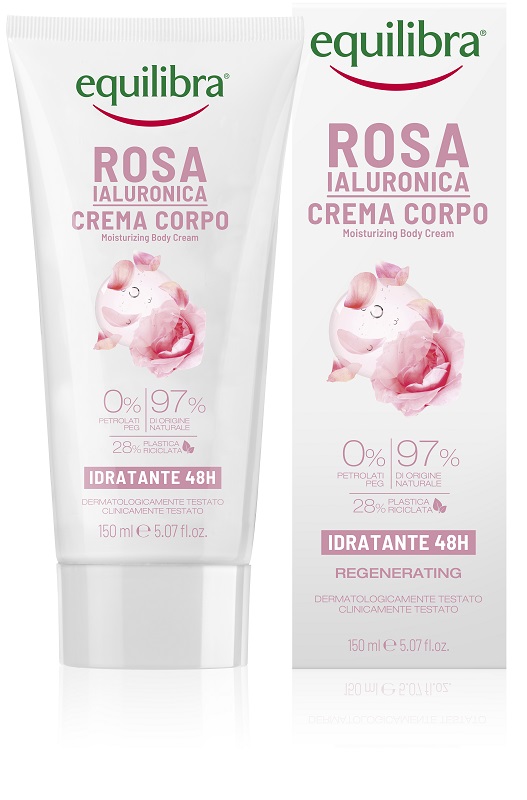 Equilibra Rosa Ialuronica Crema Corpo - Risparmia Il 10% Con Codice: Equilibra1026 150 Ml Per La Pelle - Immagine 4