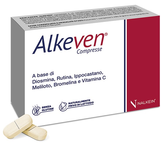 Nalkein Alkeven Integratore Per Circolazione E Gambe Leggere 30 Capsule - Immagine 7