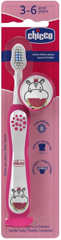 Chicco Hippo - spazzolino da denti indicato dai 3-6 anni - Immagine 8