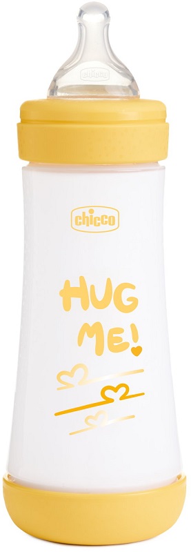 Chicco Biberon Neonato Perfect 5 Giallo Flusso Veloce 300 Ml 4M+ - Immagine 7
