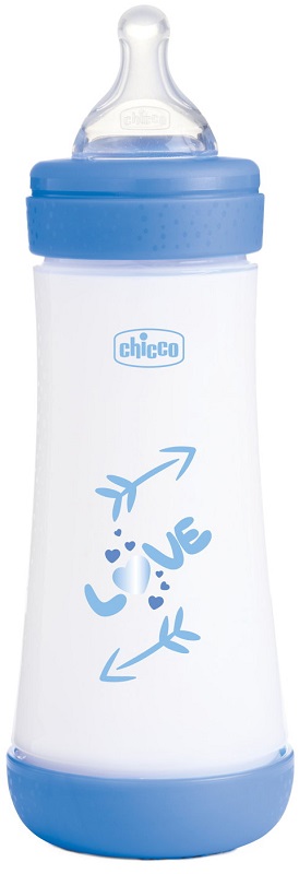 Chicco Blu - Biberon Perfect 5 In Silicone - 300Ml - Immagine 9