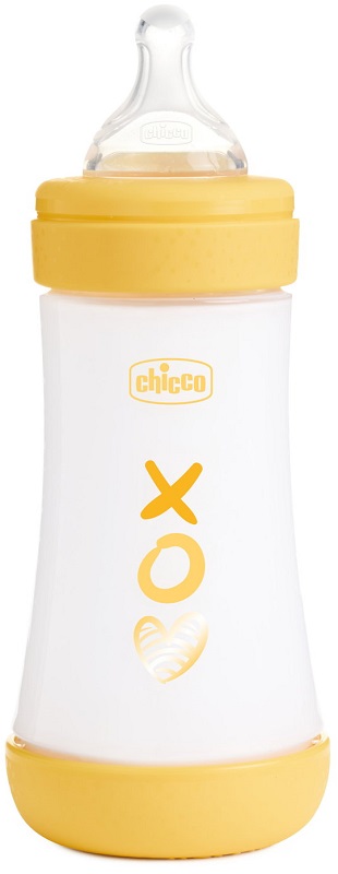 Chicco Perfect 5 - Biberon Flusso Medio 240 Ml - Giallo - Immagine 8