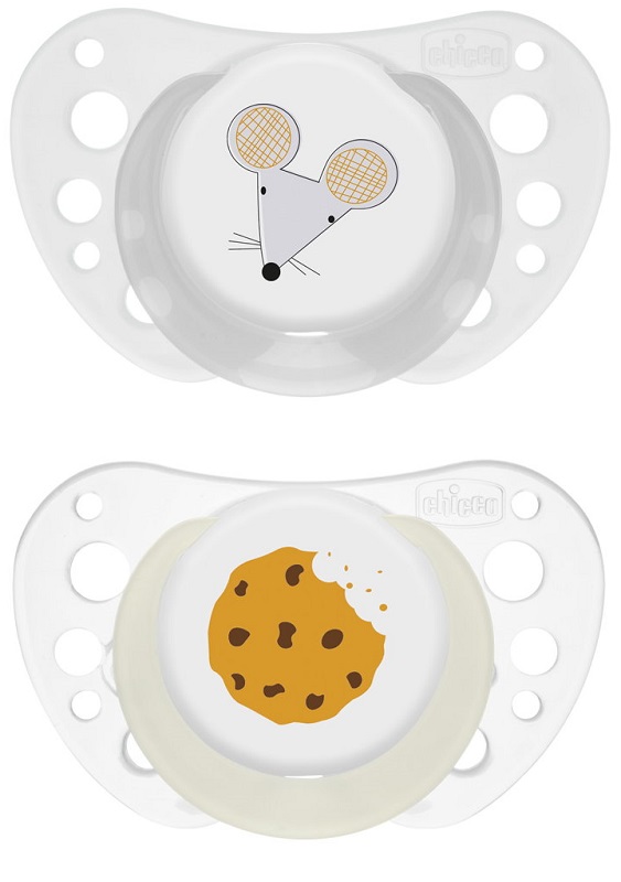 Chicco Grigio Succhietti Air Lumi Silicone 16 36 Mesi 2 Pezzi - Immagine 6