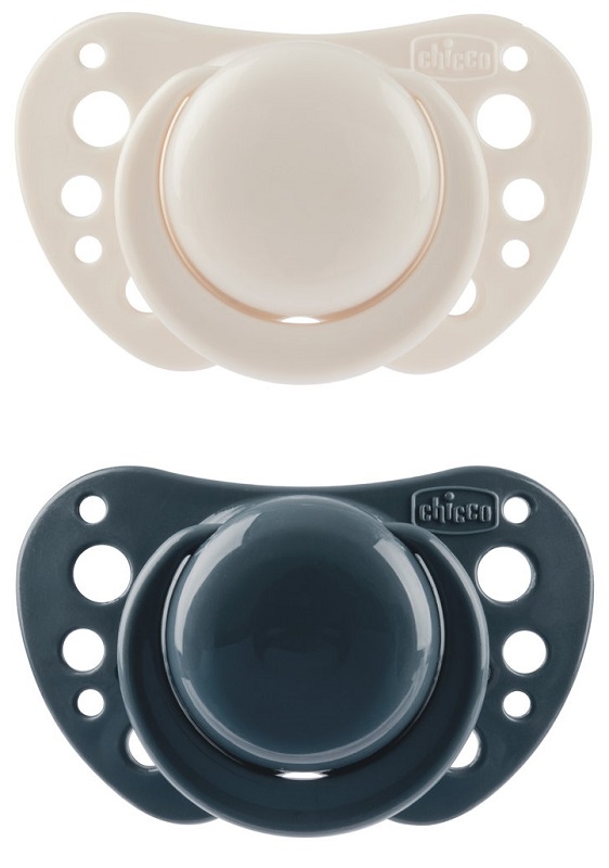 Chicco PhysioForma Air 6-16m - 2 succhietti in Silicone blu e bianco - Immagine 7