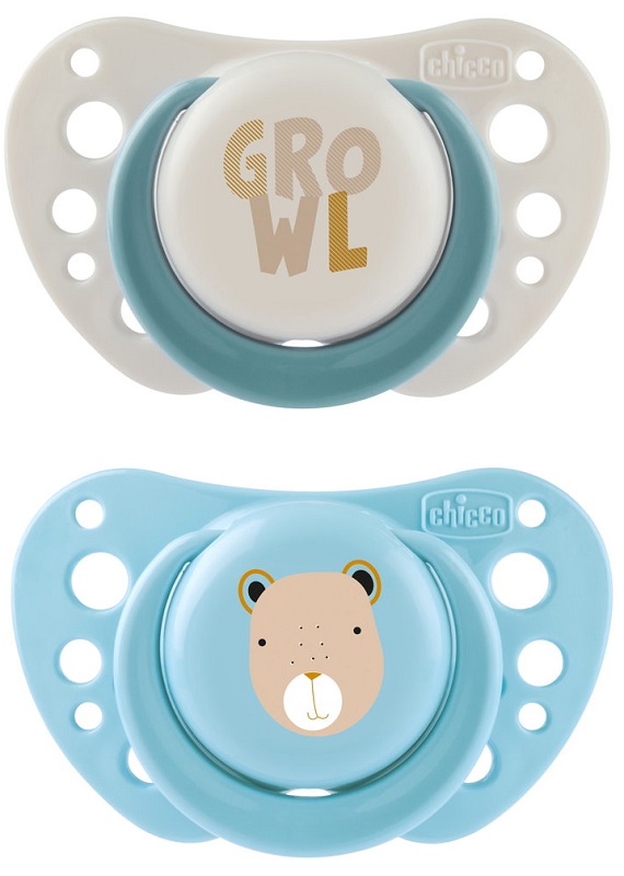 Chicco Succhietti Air Azzurro Silicone 2-6 Mesi 2 Pezzi - Immagine 6