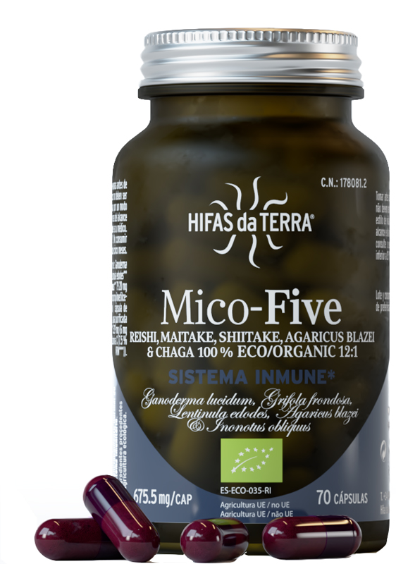 Hifas Da Terra Mico Five Integratore Per Difese Immunitarie 70 Capsule - Immagine 6