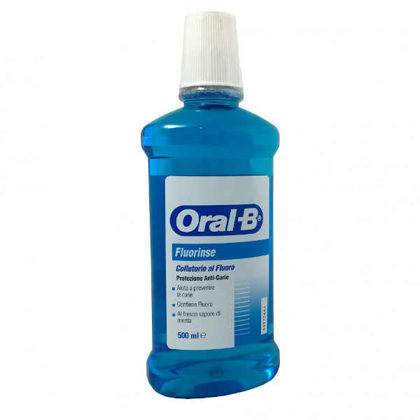 3 Flaconi Oral-B Collutorio al Fluoro Fluorinse Multi-Protezione 500ml - Immagine 6