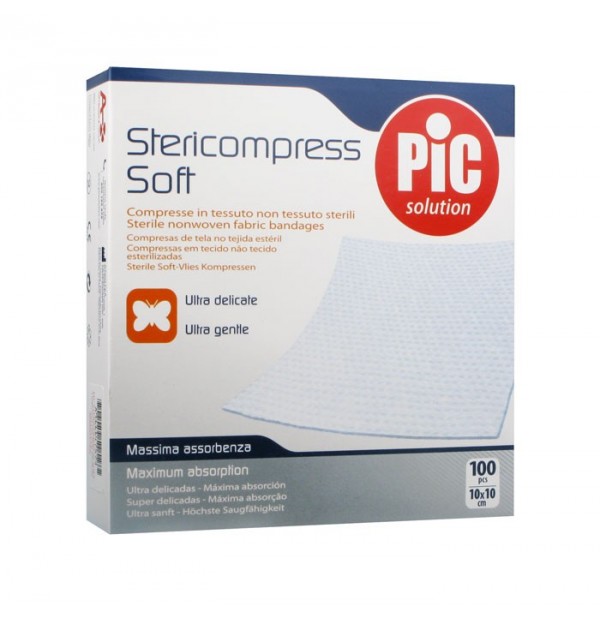 Pic Solution Pic Stercompress Soft 10 X Cm 100 Pz Compresse - Immagine 7