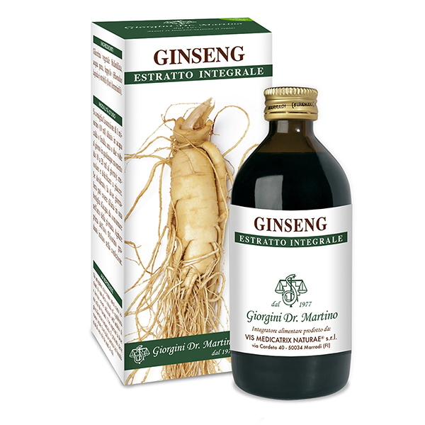 Ginseng Estratto Integrale 200ml Giorgini - Immagine 1