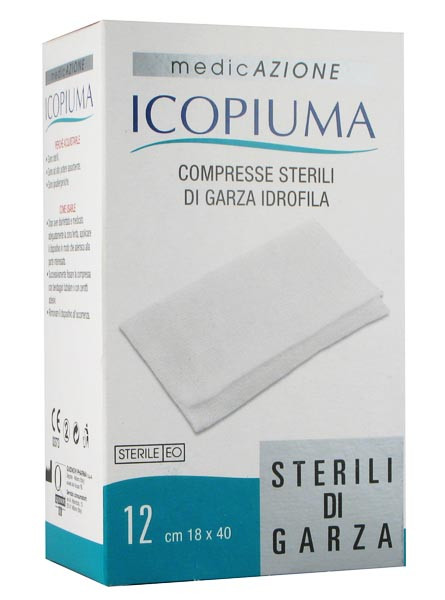 Desa Pharma Garza Compressa In Tessuto Non Tessuto Icopiuma Autoadesiva Per Medicazione 36X40cm - Immagine 8