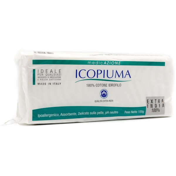 ICOPIUMA COTONE IDROFILO EXTRA INDIA 100G DESA PHARMA - Immagine 1