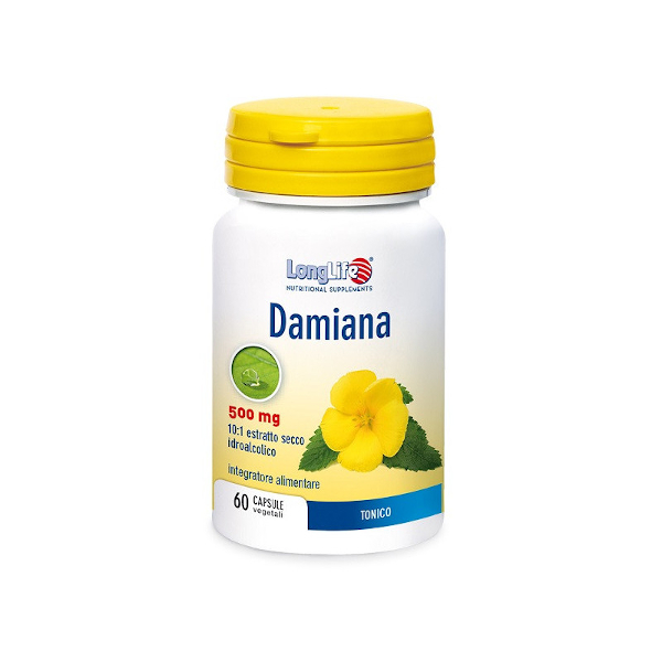 Longlife Damiana Integratore Tonico 60 Capsule - Immagine 6