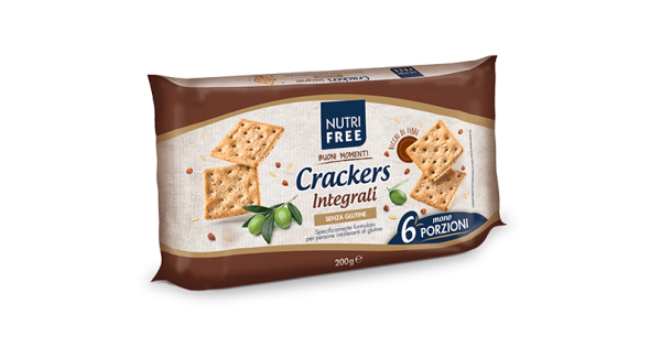 Nutrifree Crackers Integrali Senza Glutine 6 Monoporzioni - Immagine 4