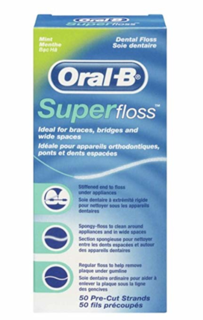 Oral-B Filo Interdentale Super Floss 50 Fili Pre-Tagliati - - - Immagine 6