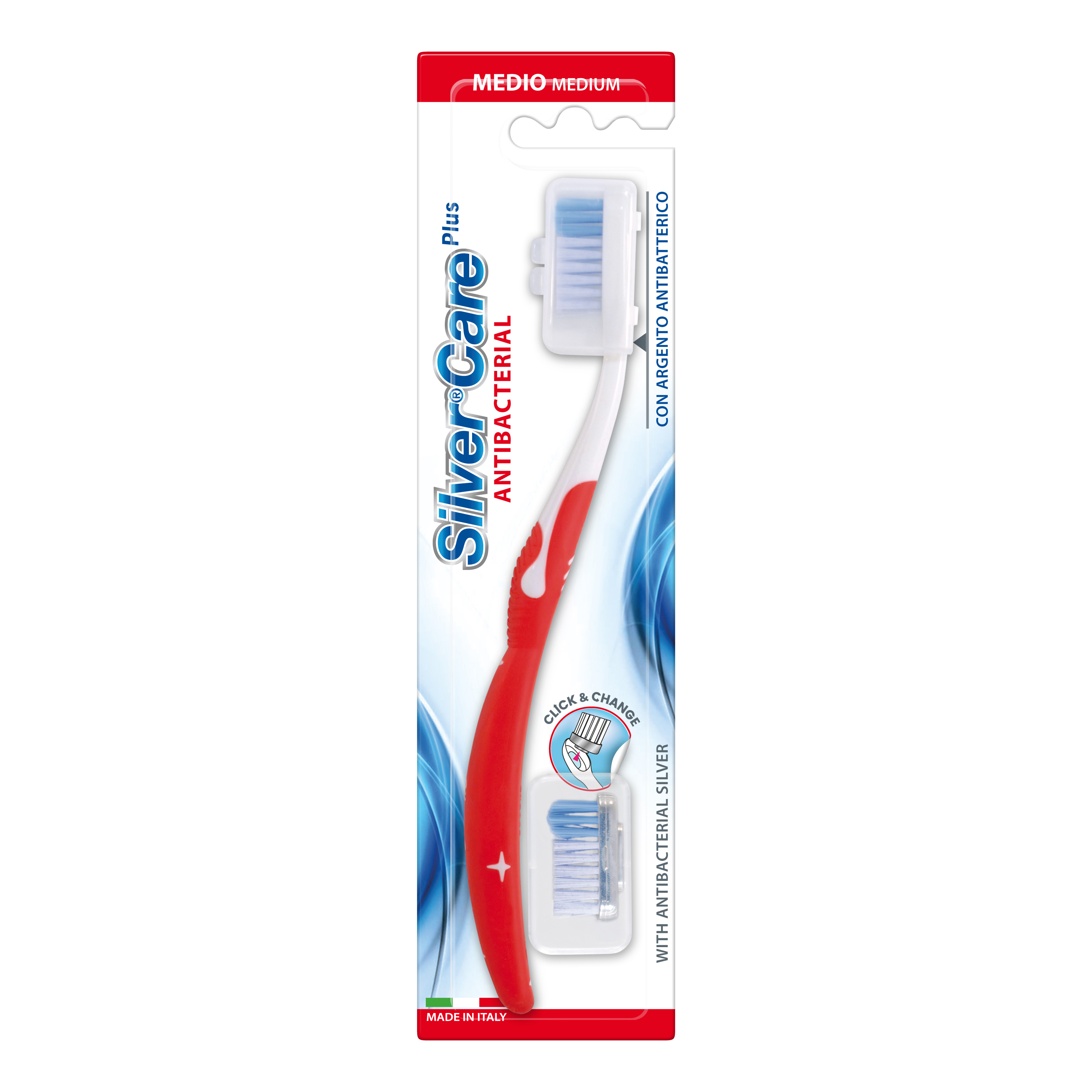 SILVER CARE Plus - Spazzolino antibatterico medio - Immagine 3