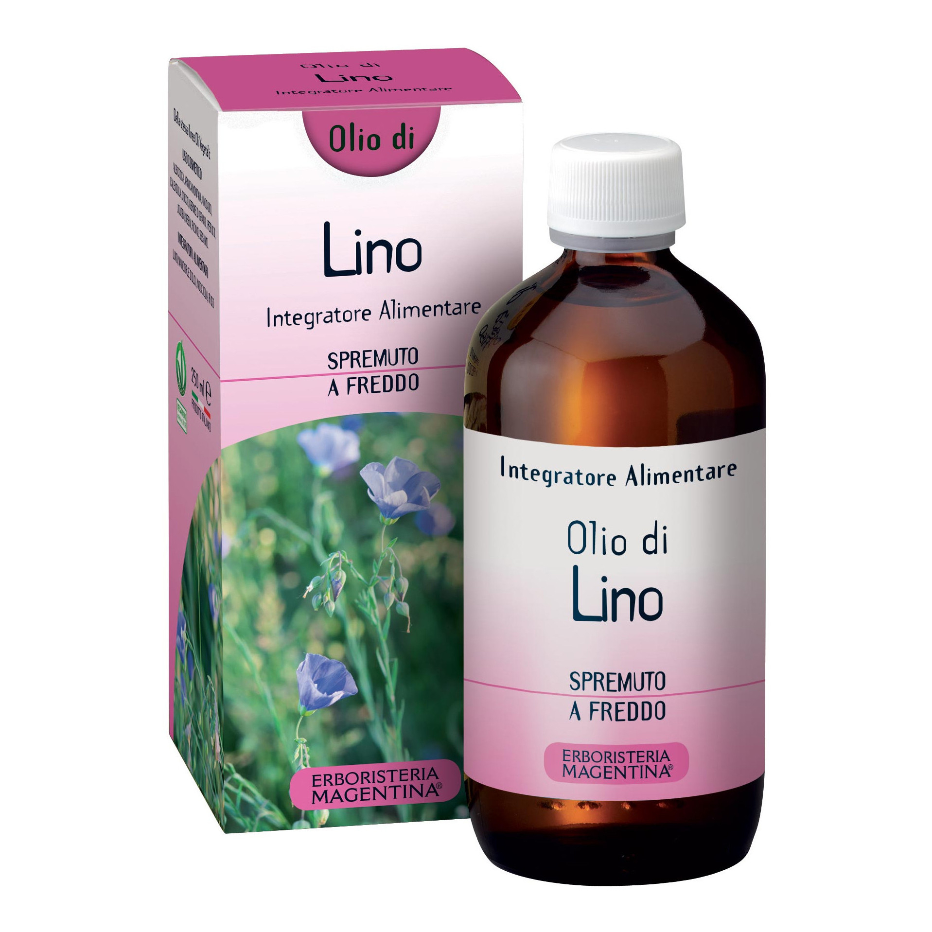 Lino Erboristeria Magentina Lino Olio Vegetale 250 Ml Ml Bambino - Immagine 6