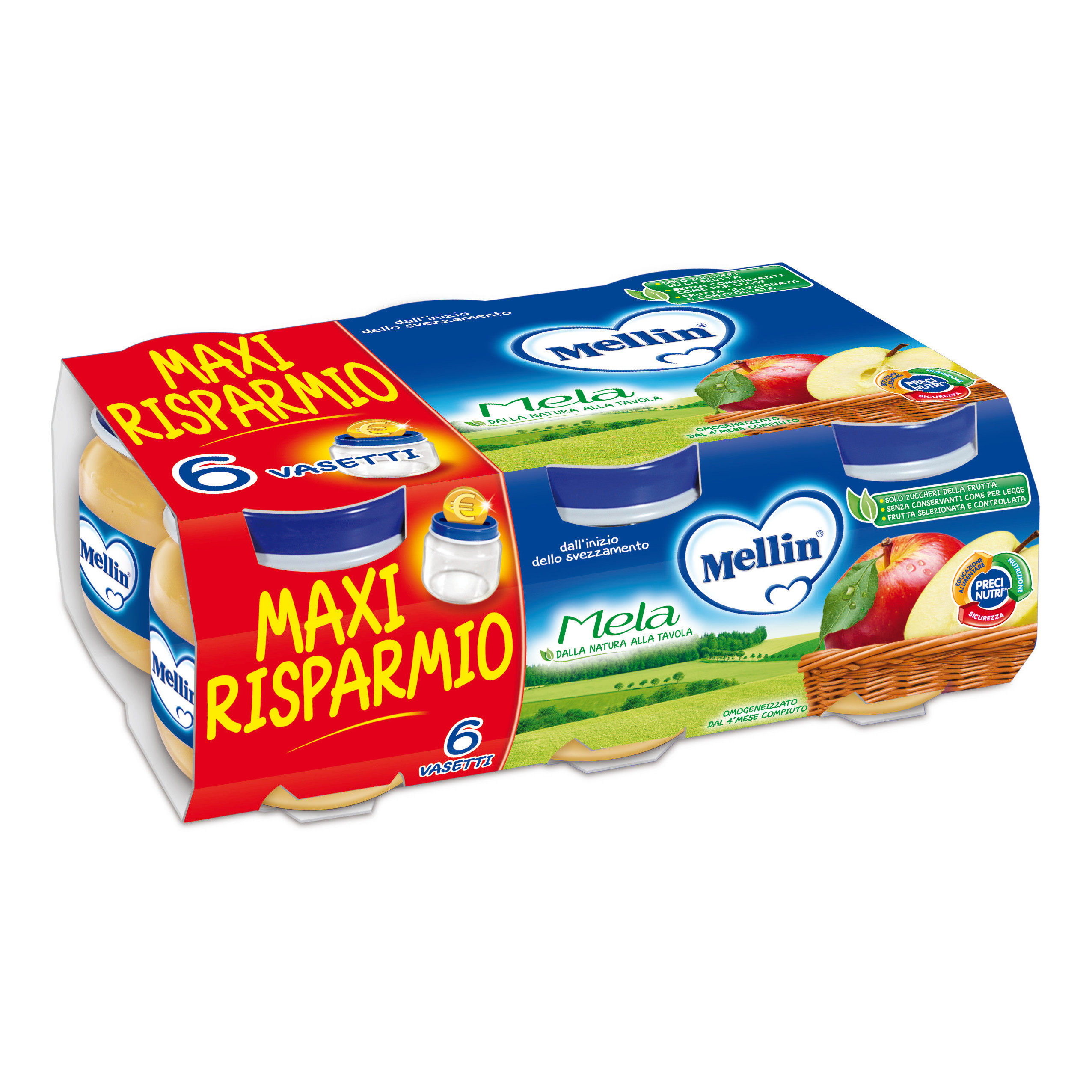 Mellin Omog Mela 6X100g - Immagine 7