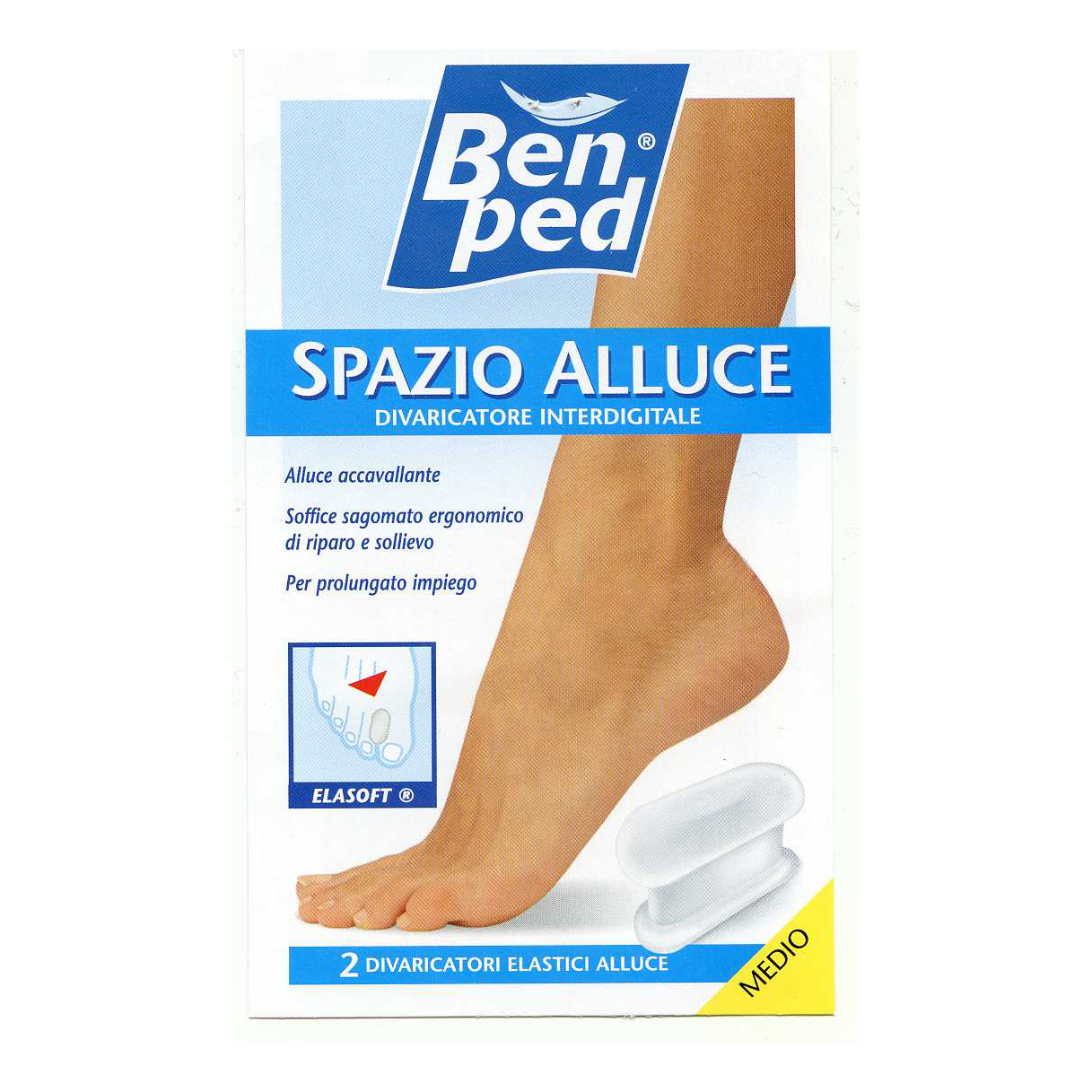 Benped Spazio Alluce Divaricatore Interdigitale Misura Media 2 Pz Altro - Immagine 4