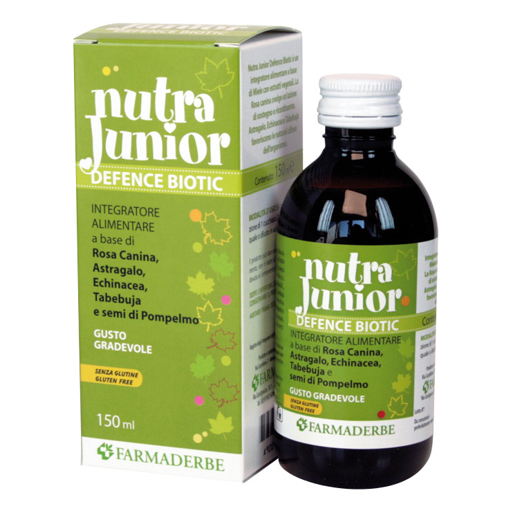 Farmaderbe Nutra Junior Defence Biotic Integratore Per Difese Immunitarie 150Ml - Immagine 6