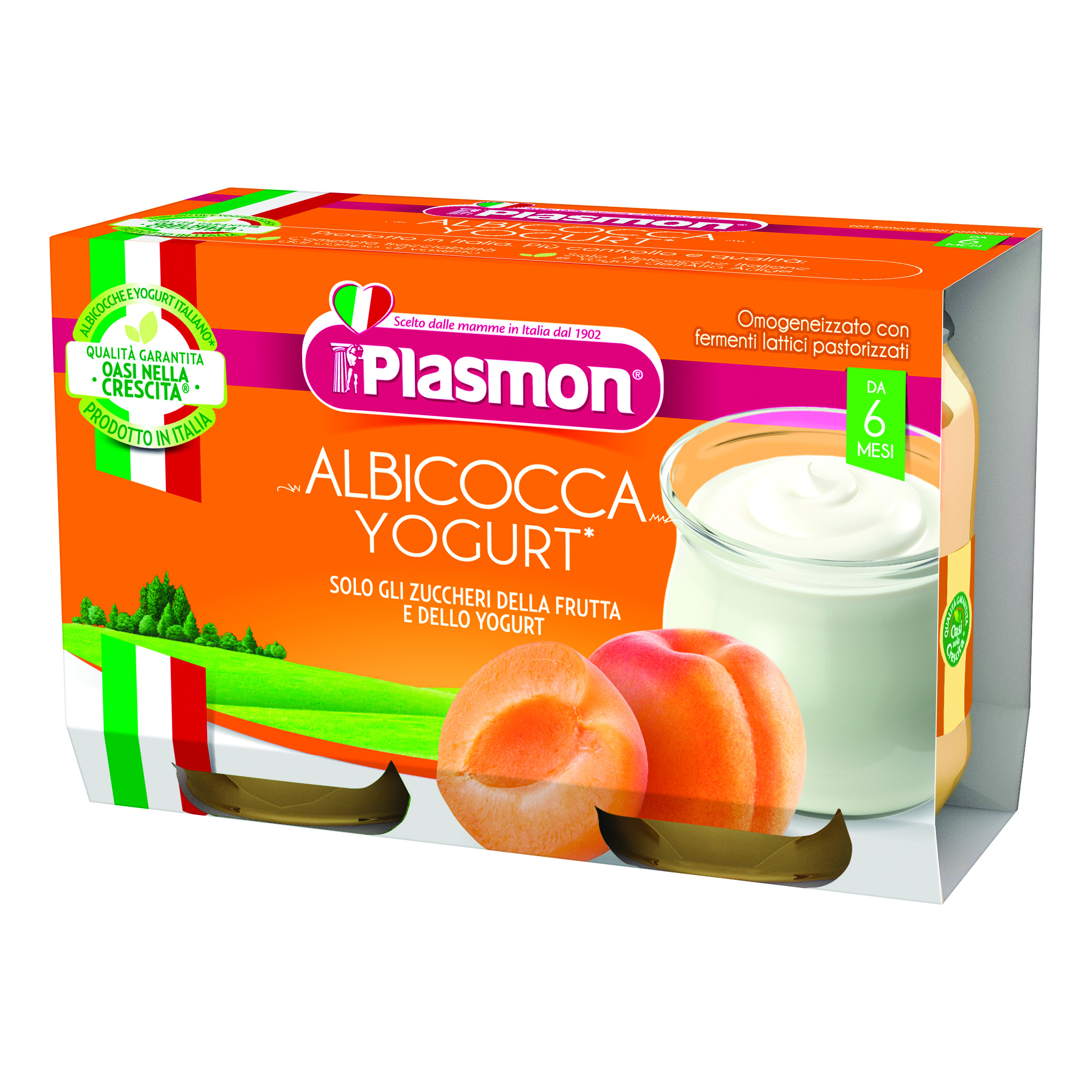 Plasmon - Omogeneizzato Yogurt Albicocca - 2x120g - Immagine 5
