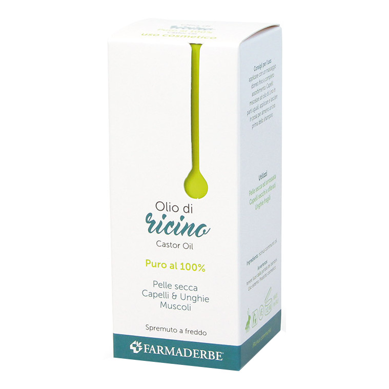 FARMADERBE Olio di ricino Puro 100 ml - Immagine 3