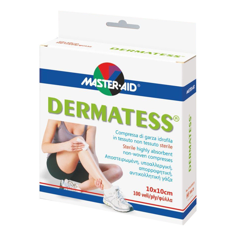 Master Aid Master-Aid Dermatess Plus Garze 10 X 10 Cm 12 Pezzi - Immagine 5