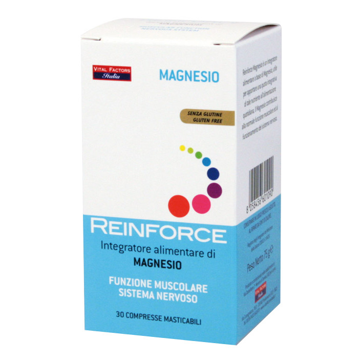 Reinforce Magnesio 30 Compresse Masticabili Pz Masticabili Bambino - Immagine 3