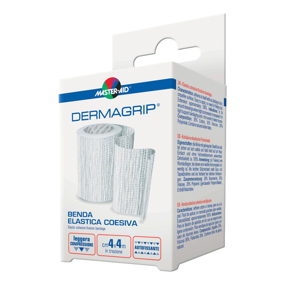 Master Aid Benda Elastica Master-Aid Dermagrip Per Fissaggio Medicazioni 4X4 Cm - Immagine 3