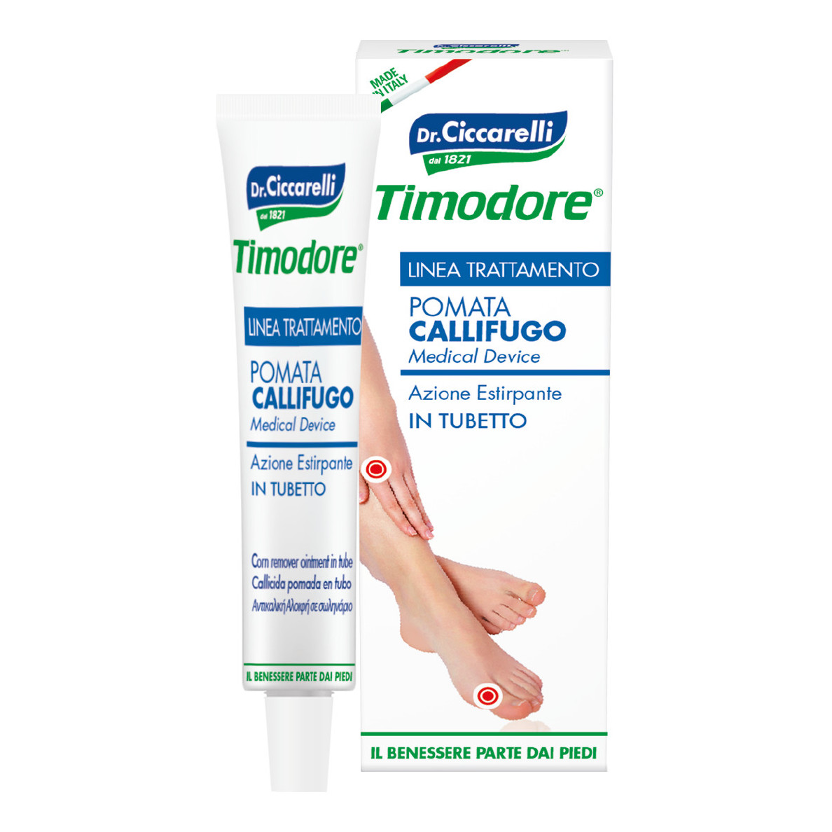 Ciccarelli Timodore Callifugo Pomata Calli E Duroni Tubo 5 Ml - Immagine 5