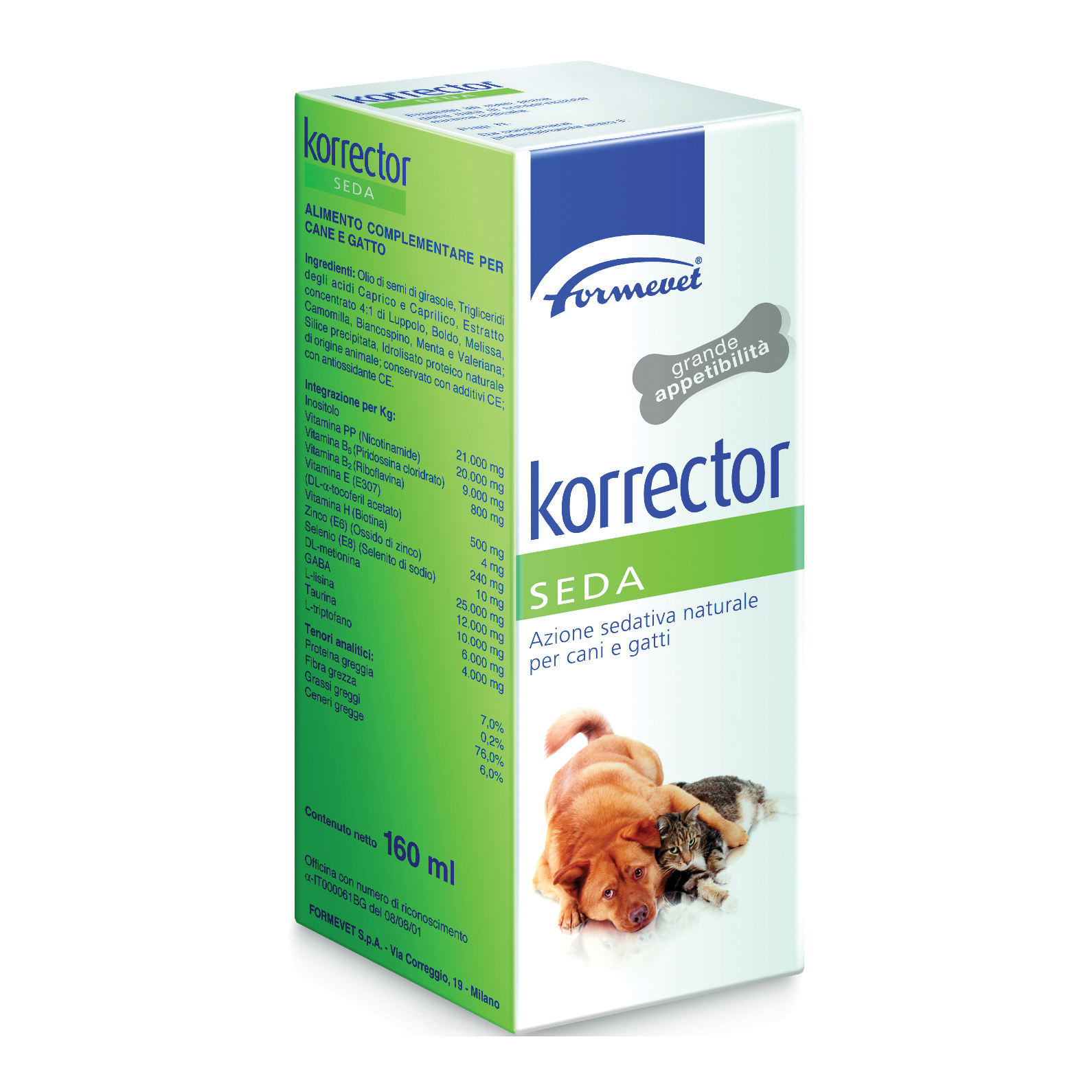Korrector Seda Flacone 160 Ml Ml Granuli - Immagine 7