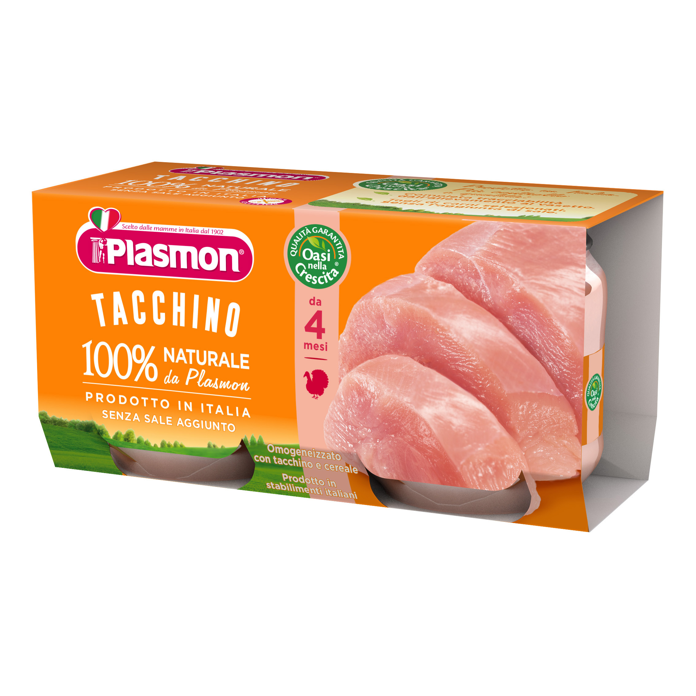 Plasmon Plasmon® Omogeneizzato Tacchino 2X80 G Pappa Bambino - Immagine 6