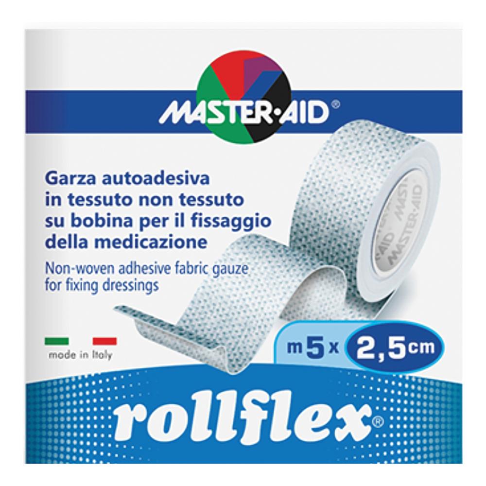 Master Aid Master-Aid Rollflex Garza Autoadesiva 5 M X 2,5 Cm - Immagine 3