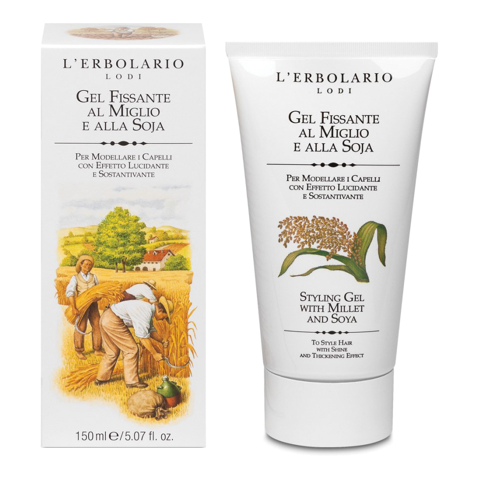 L'erbolario Gel Fissante Capelli Al Miglio E Soja 150 Ml - Immagine 3