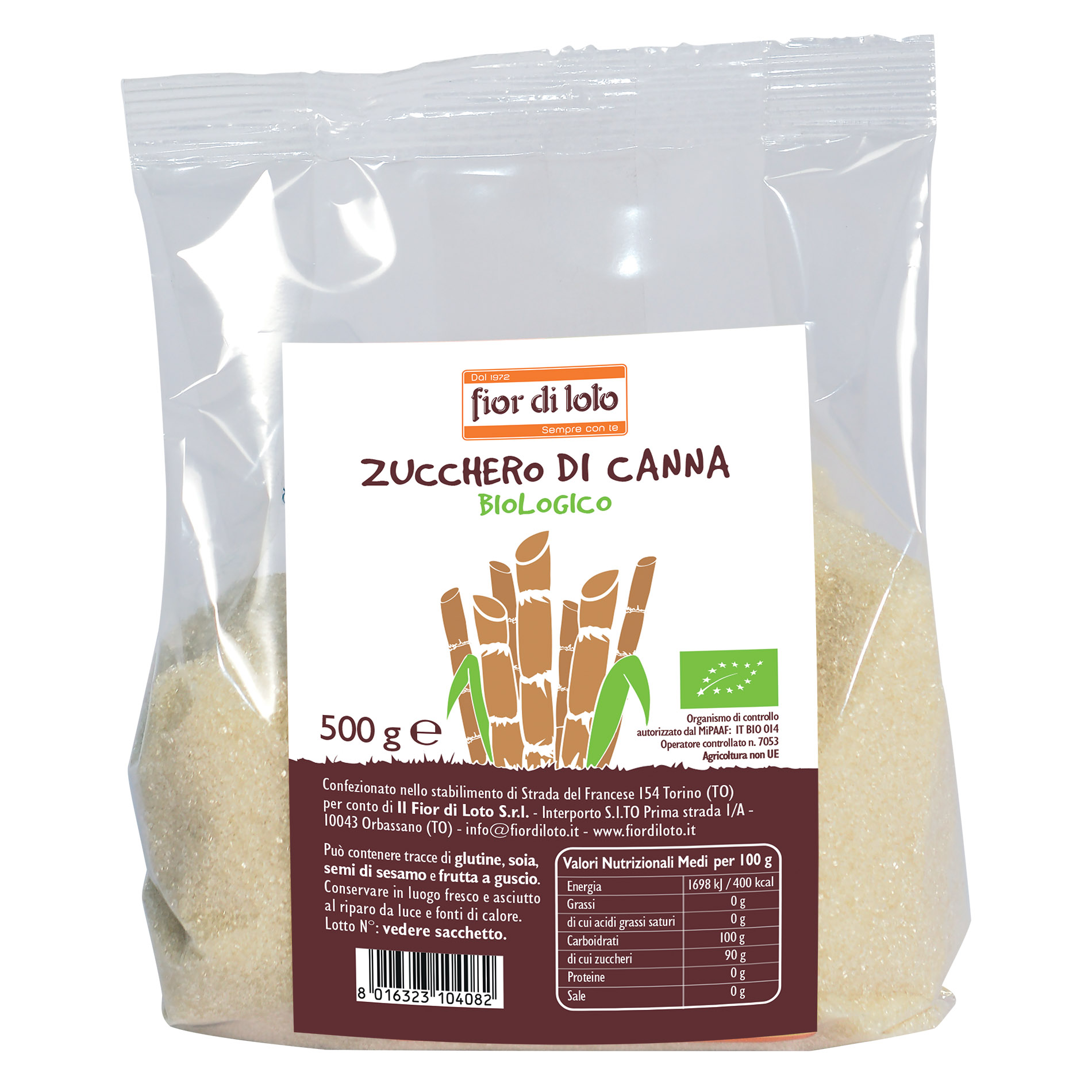 Biotobio Zucchero Di Canna Bio 500 G G - Immagine 4