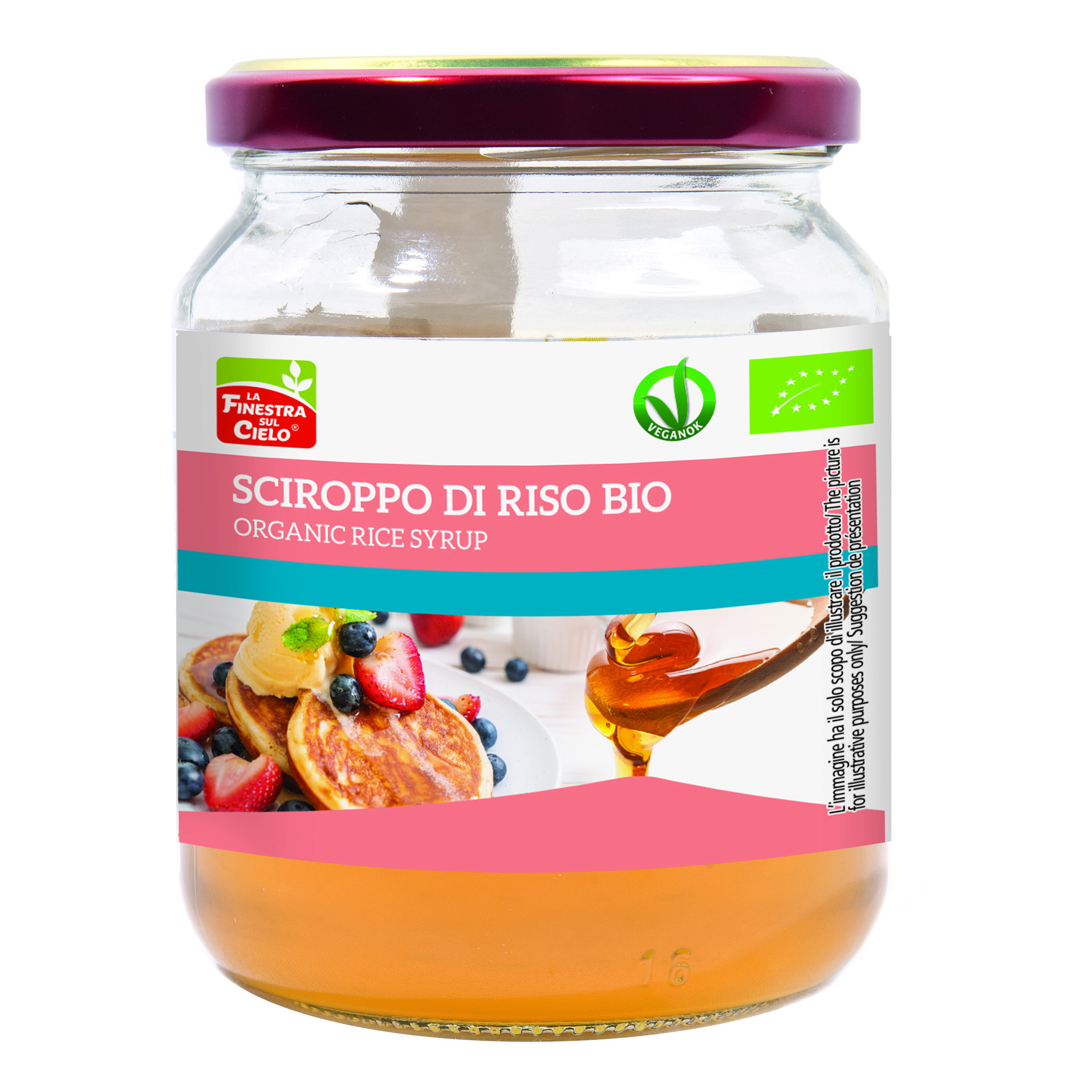 La Finestra Sul Cielo Bianco/Crema Sciroppo Di Riso Bio 400 G - Immagine 3