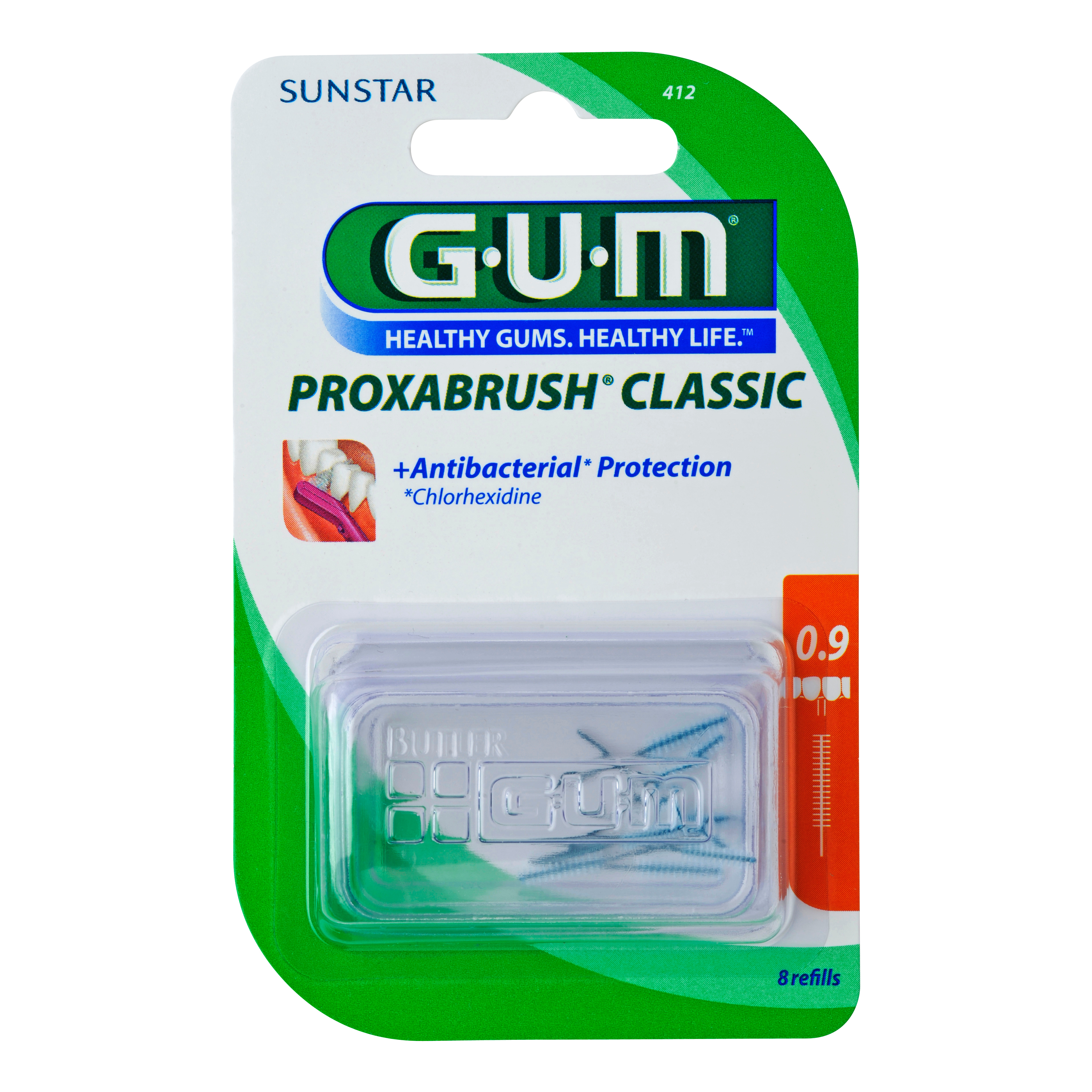 SUNSTAR GUM Proxabrush Classic - 8 Scovolini da 0,9 mm - Immagine 10
