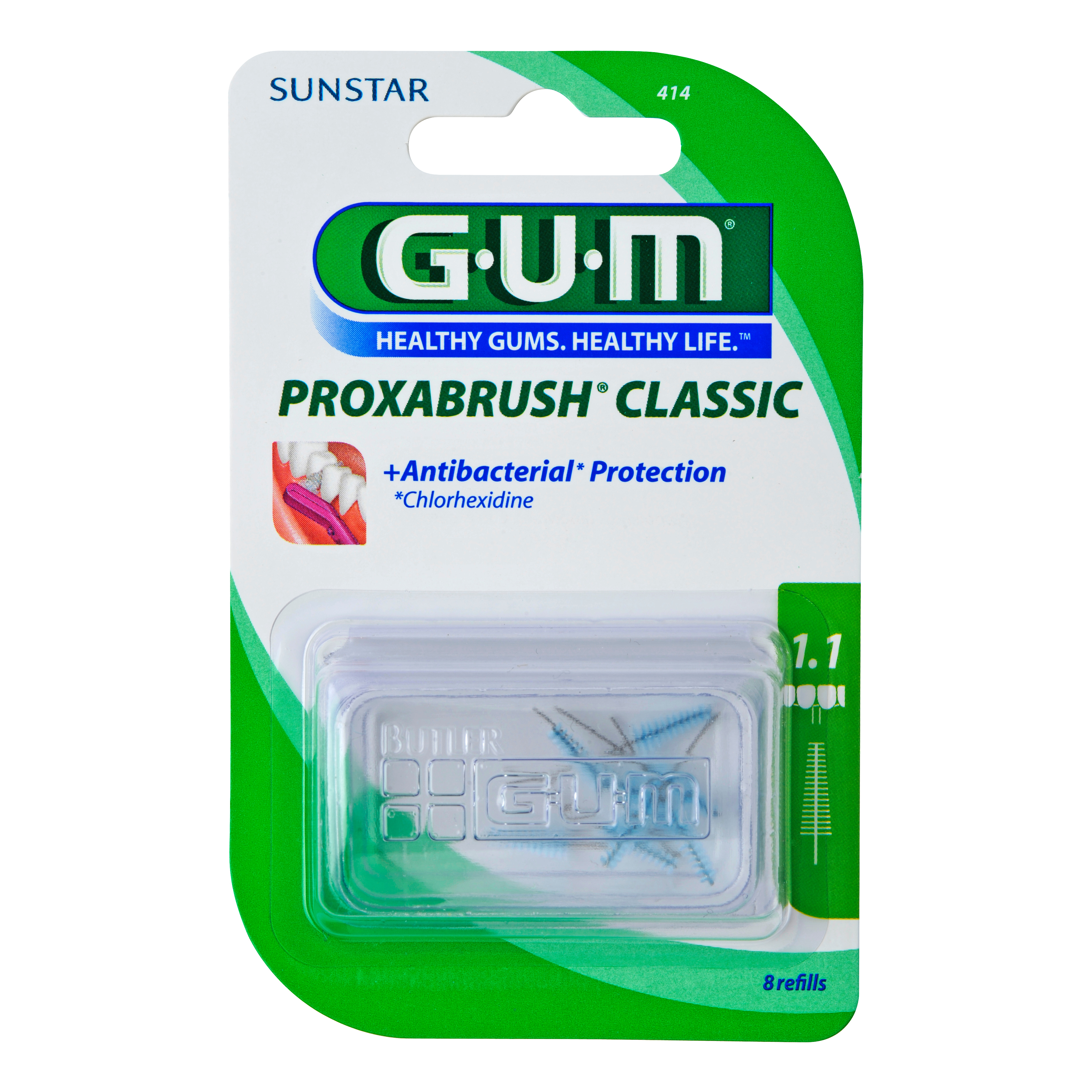 SUNSTAR GUM Proxabrush Classic - 8 Scovolini da 1,1 mm - Immagine 4