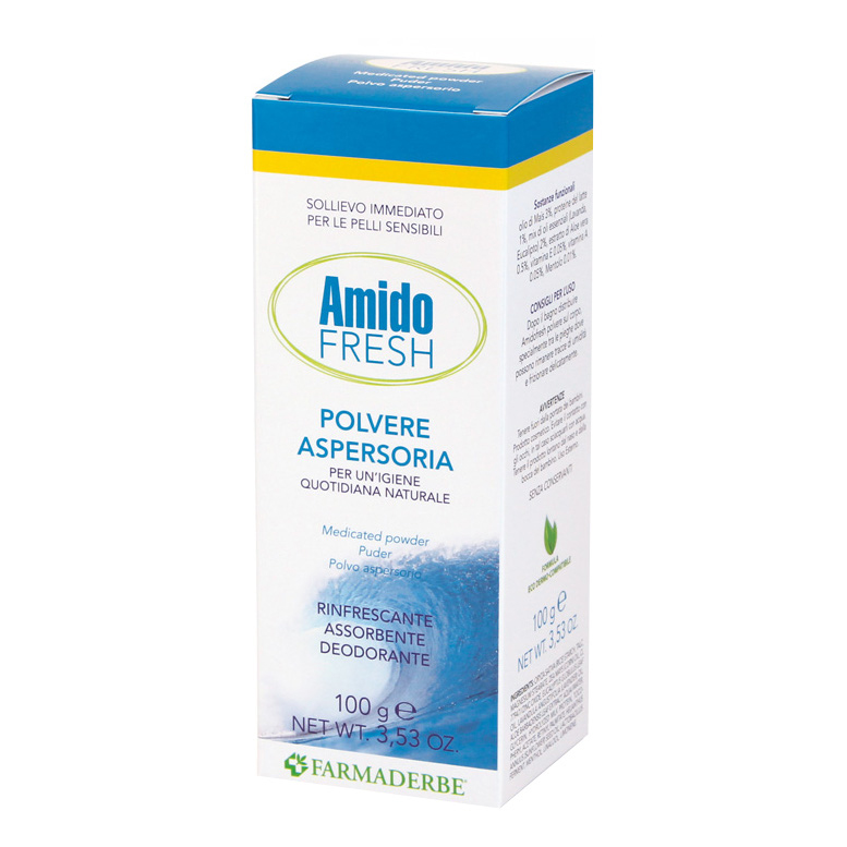 Farmaderbe Amido Fresh Polvere Aspersoria 100 G G - Immagine 3