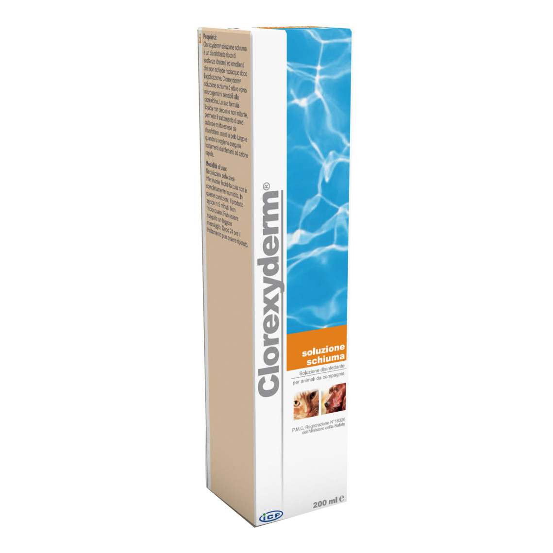 Icf Prodotti Veterinari - Icf Clorexyderm Soluzione Schiuma Disinfettante - 200Ml - Immagine 10