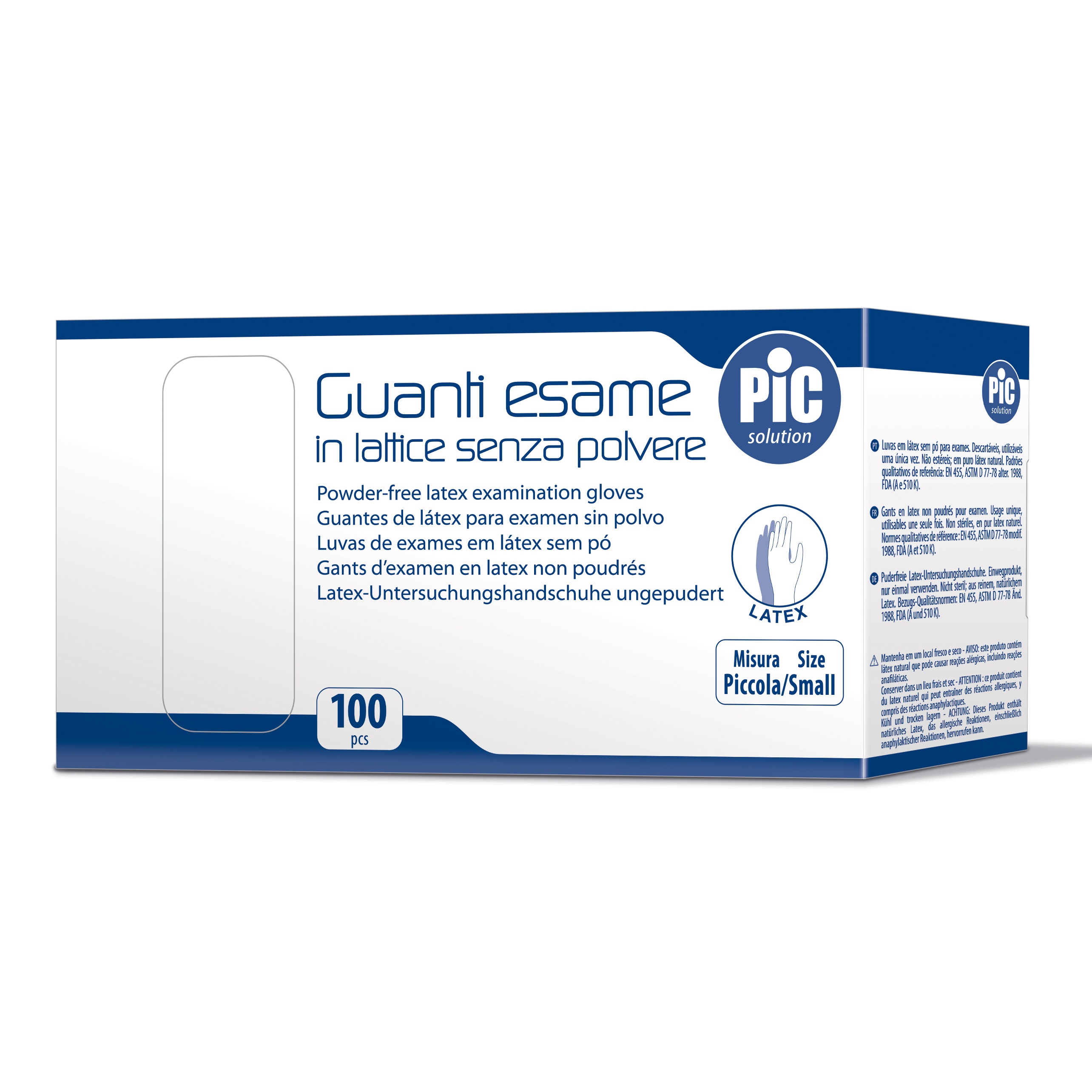 Pic Solution Guanto Per Esplorazione Pic Senza Polvere Misura M 100 Pezzi - Immagine 3