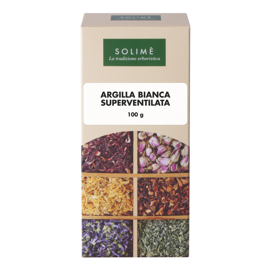 Solimè Bianca Argilla Per Maschere Viso, Corpo E Capelli 100 G - Immagine 5