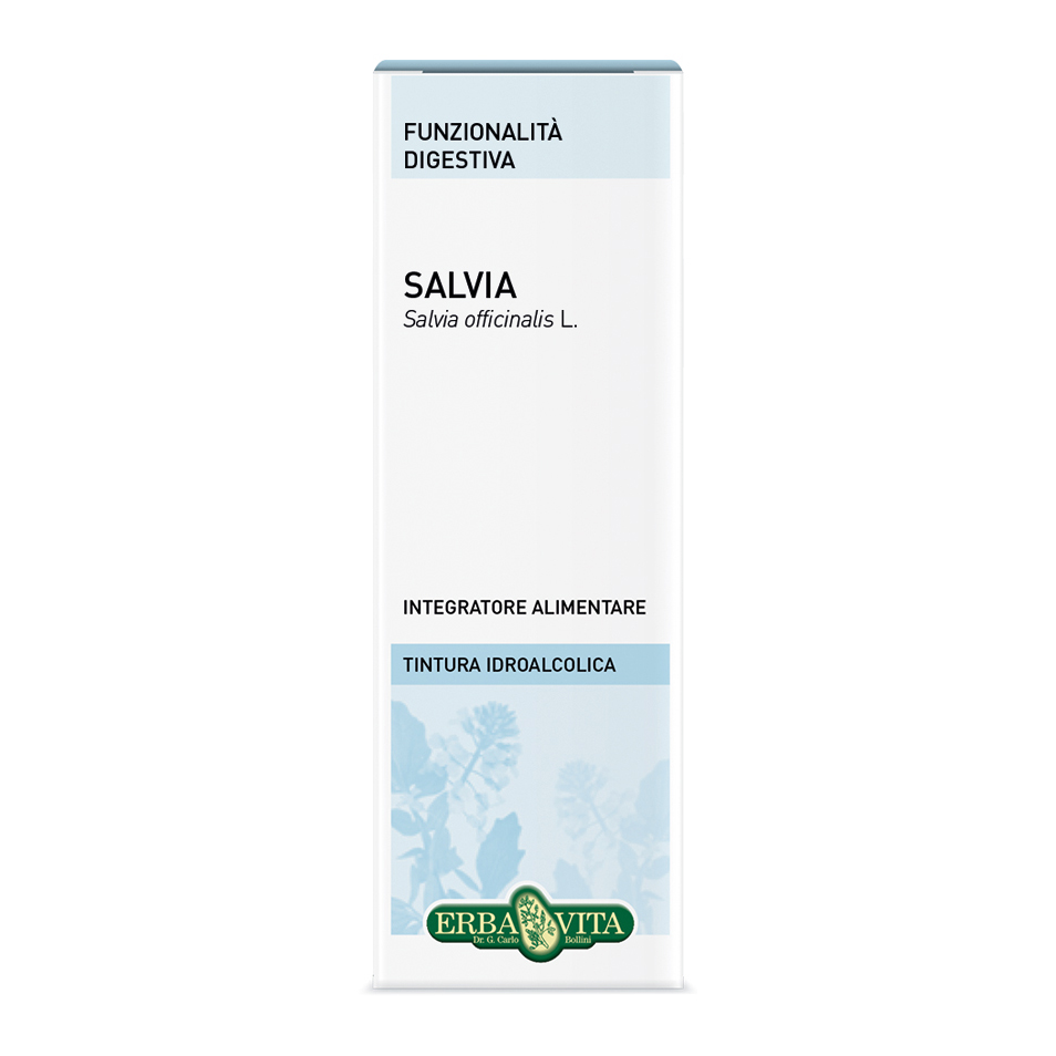 Salvia Foglie Tintura Idroalcolica 50ml Erbavita